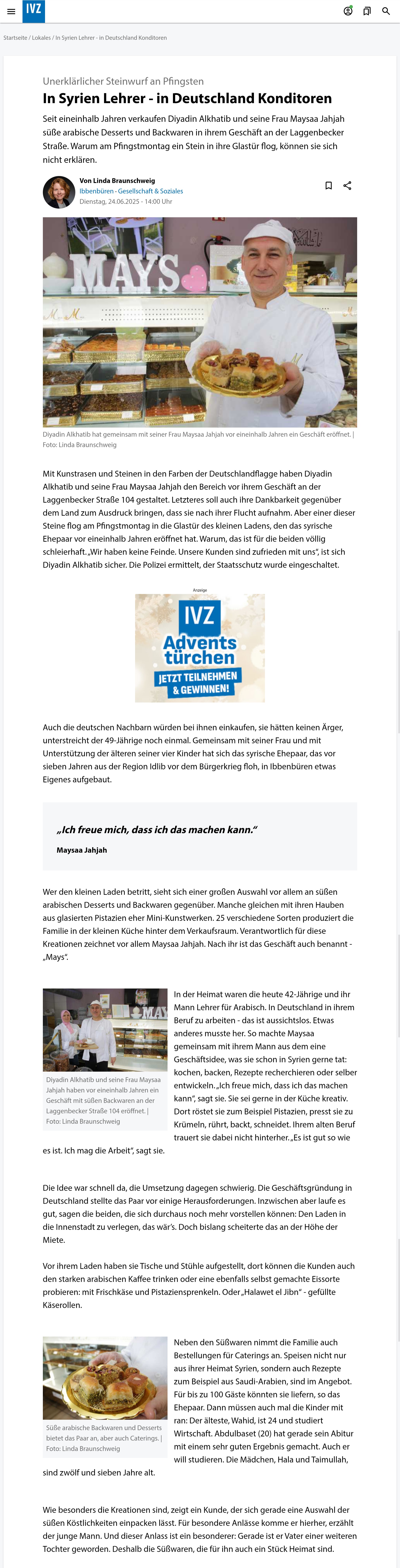 Mays in der Presse